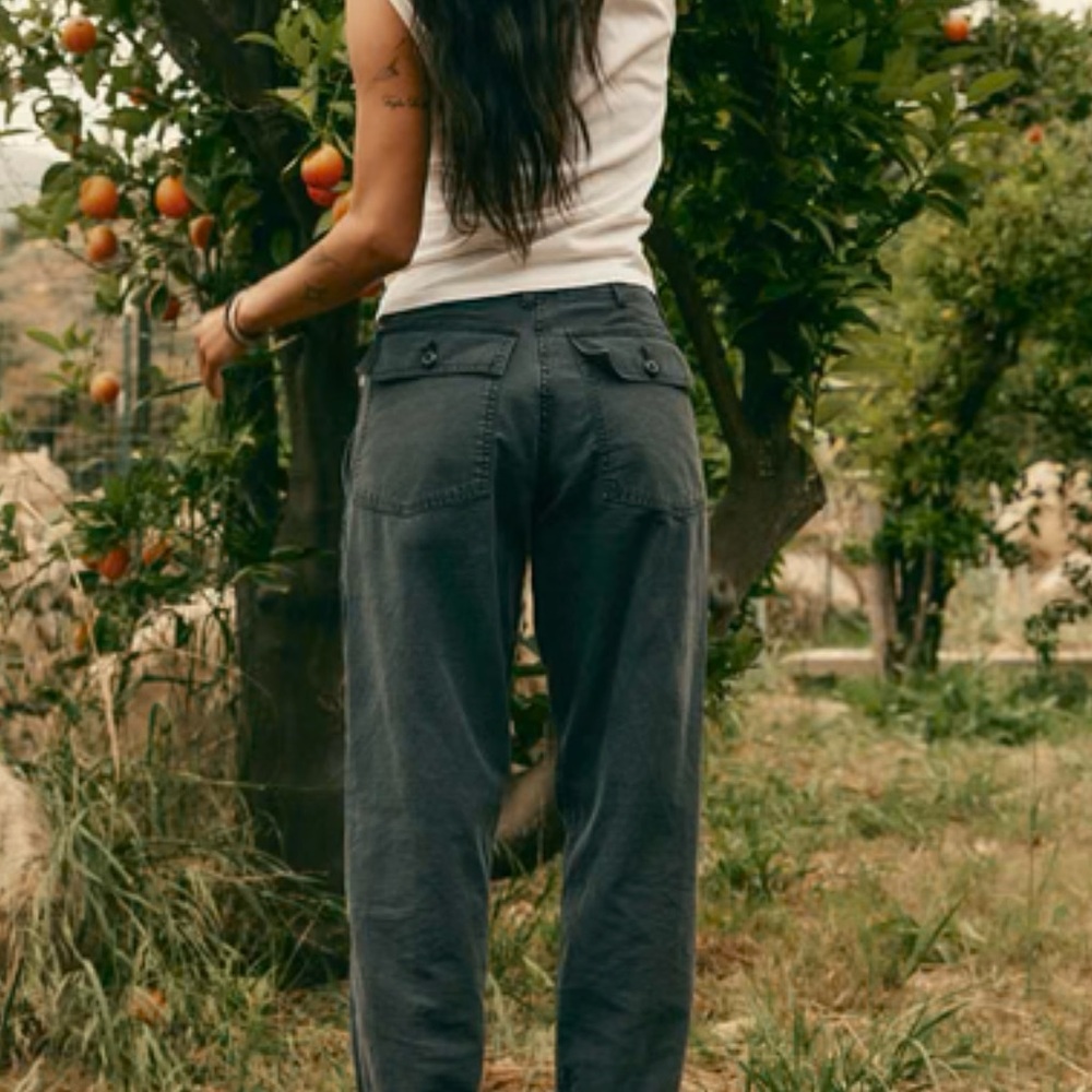 Imogene + Willie Blake Military Trouser in Faded Black Size Small like new